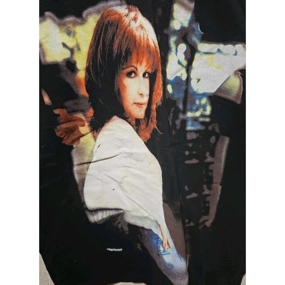 Vintage 90s Patty Loveless Concert Country Single Stitch Graphics Tee Sz M
